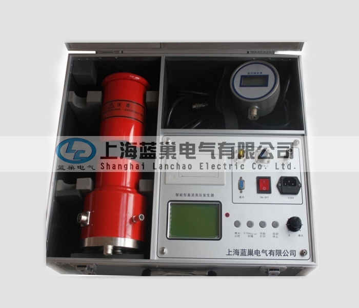 ZGF-120KV/2mA大屏智能直流高壓發(fā)生器。應(yīng)用AIPWM技術(shù)，對PWM技術(shù)的不準(zhǔn)確線性度進(jìn)行了調(diào)整，使儀器精度得到了大幅度提高。并采用AI技術(shù)設(shè)定過壓保護(hù)和過流保護(hù)取代了數(shù)字撥盤開關(guān)只能設(shè)定電壓值
